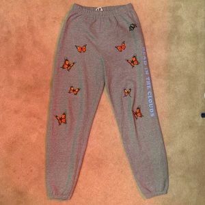 Boys Lie sweat pants, butterflies, size M.